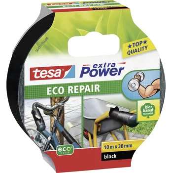 Izolační páska tesa ECO REPAIR 56431-00000-00 páska se skelným vláknem tesa® Extra Power černá (d x š) 10 m x 38 mm 1 ks