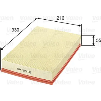 Vzduchový filtr Vzduchový filtr VALEO 585133