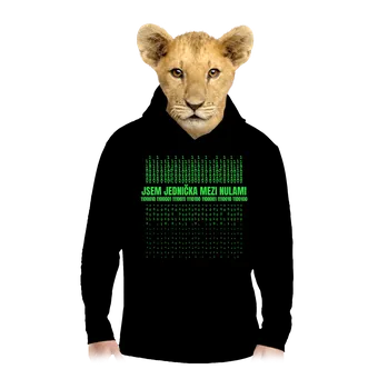 Chlapecká mikina Bastard Jednička mezi nulami dětská mikina klokanka Black