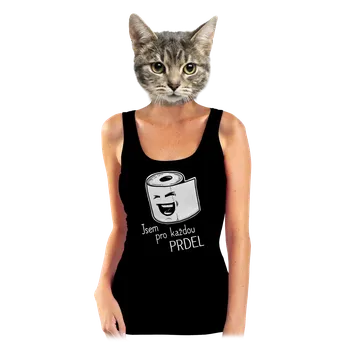 Bastard Prdel dámské tílko klasické Black