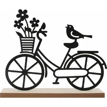 Kolo z kovu 21 x 17 x 4 cm na postavení 7181