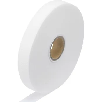 Zip TRU COMPONENTS TC-MGTP-15WE203 kabelový manažer na suchý zip ke spojování háčková a flaušová část bílá 10 m