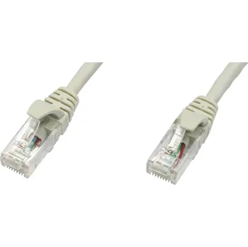Datový kabel Telegärtner 100008783 RJ45 síťové kabely, propojovací kabely CAT 5e U/UTP 5.00 m šedá samozhášecí 1 ks