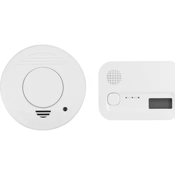 Detektor CO Smartwares FSE-19204, FSE-19204 Výstražný detektor kouře a oxidu uhelnatého na baterii, detekce kouře, oxidu uhelnatého (CO)