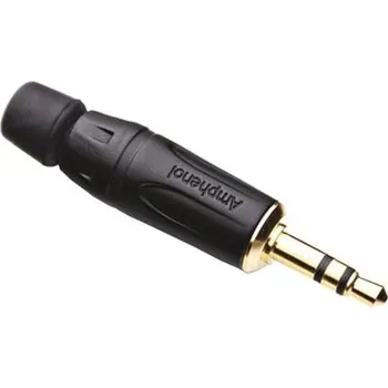 Elektrický konektor Konektor jack, řada: K Series, Stereo, číslo řady: KS3PBAU, počet pólů/pinů: 3, Kabelová montáž, 3,5 mm barva Černá,