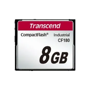 Paměťová karta Paměťová karta Compact Flash CompactFlash 8 GB Transcend Ne, model: CF180 SuperMLC -25 → plus 85 (Extended Temp) °C,