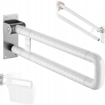 Madlo do koupelny Koupelnové madlo pro invalidy, sklopné, k WC toaletě