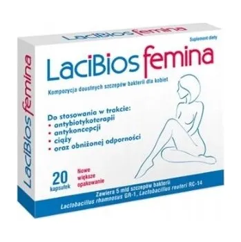 Doplněk stravy Exeltis LaciBios Femina probiotika kapsle 20 ks