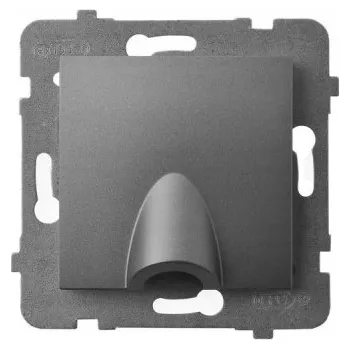 Elektrická zásuvka Kabelová přípojka OSPEL ARIA šedá GPPK-1U/m/70