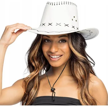 Klobouk Kovbojský klobouk Savanne bílý