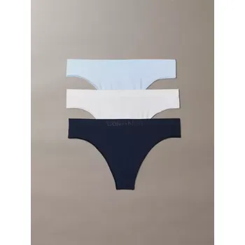 Dámské spodní prádlo Dámská tanga Calvin Klein 3pack QD5211/FBI