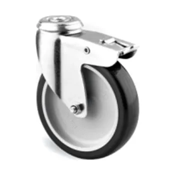 Pojezdové kolečko Kolečko Brzděné otočné 1477PAO075P30-11 60kg Polyuretan Tente