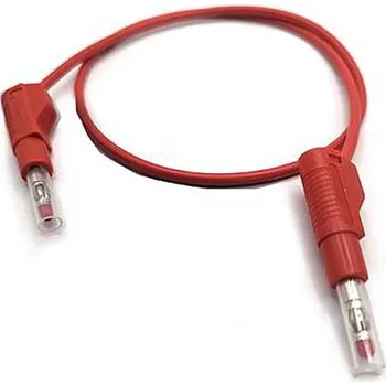 Měřicí kabel Mueller Electric 22.451-1M-2 měřicí kabel banánková zástrčka 4 mm banánková zástrčka 4 mm 1 m červená 1 ks