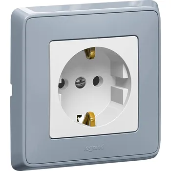 vypínač a zásuvka CA BÍLÁ ZÁSUVKA 2P+T SCHUKO *773820 Legrand