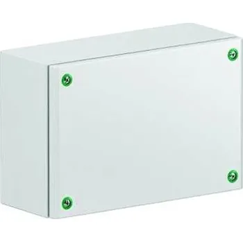 Elektroinstalační krabice Nástěnná krabice, řada: PanelSeT SBM IP66 s prostými dvířky Ocel Šedá 400 x 600 x 120mm RAL 7035
