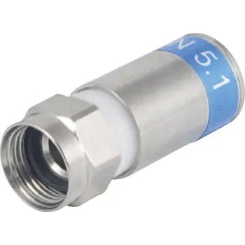 Kompresní F zástrčka EMK 12 Průměr lanka: 7 mm