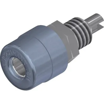 Krokosvorka Hirschmann Test a Measurement BIL 20 gr zdířka pro banánek zásuvka, vestavná vertikální Ø pin: 4 mm šedá 1 ks