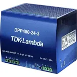 TDK-Lambda DPP480-24-3 síťový zdroj na DIN lištu 24 V/DC 20 A 480 W Počet výstupů:1 x Obsah 1 ks