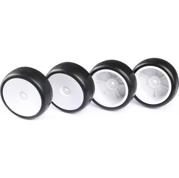 RC vybavení ArrowMax 1:10 silniční model TC Tire 36 Shore Asphalt NC Korea kompletní kola Slick Disk bílá 4 ks