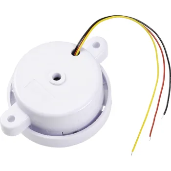 Poplachová siréna TRU COMPONENTS TC-9202116 piezo bzučák Hlučnost: 90 dB Napětí: 12 V/DC 1 ks