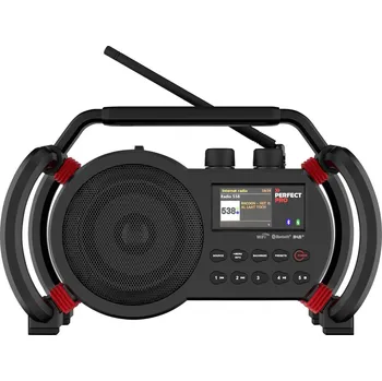 Radiopřijímač PerfectPro NetBox PE-NBX2 odolné rádio, internetové, DAB plus , FM, AUX, Bluetooth, DAB plus , internet, FM, USB, Wi-Fi, Funkce powerbanky, Spotify, voděodolné,