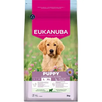 Krmivo pro psa Krmivo EUKANUBA Puppy Large rich in lamb 3kg