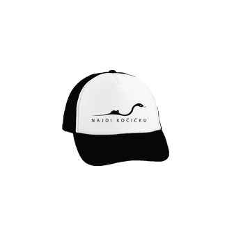Kšiltovka Bastard Najdi kočičku kšiltovka truckerka Black cap