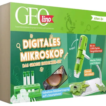 FRANZIS 67184 GEOLINO Das digitale Mikroskop Box s dobrodružstvím od 8 let Box
