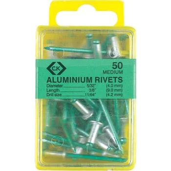 Nýt C.K T3819A 508 slepý nýt (Ø x d) 4 mm x 6 mm hliník hliník 50 ks