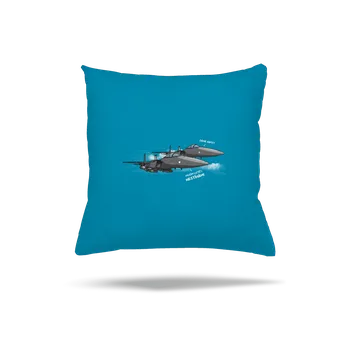 Polštář Bastard Stíhačka nestíhá polštář Blue Turquoise