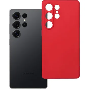 Náhradní kryt pro mobilní telefon Kryt Soft Case Samsung Galaxy S25 Ultra red