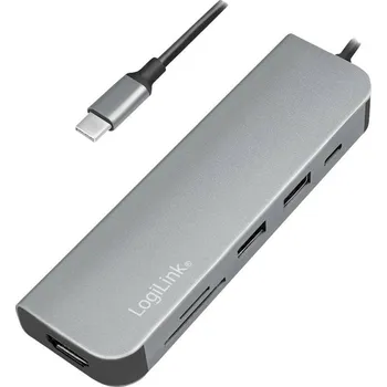 USB hub LogiLink USB-C® dokovací stanice UA0343 Vhodné pro značky (dokovací stanice pro notebook): univerzální