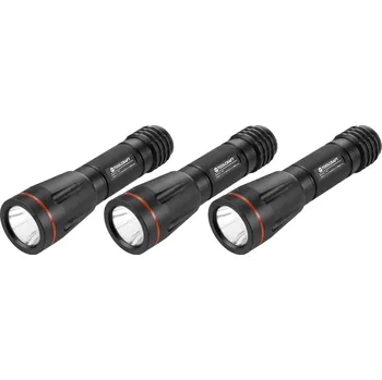 Svítilna TOOLCRAFT T120 LED ruční svítilna, s klipem na opasek, s režimem stroboskopu, na baterii, 250 lm, 122 g