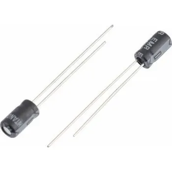 Kondenzátor 22u/16V 105° 4x7x1,5mm, elektrolytický kondenzátor radiální mini