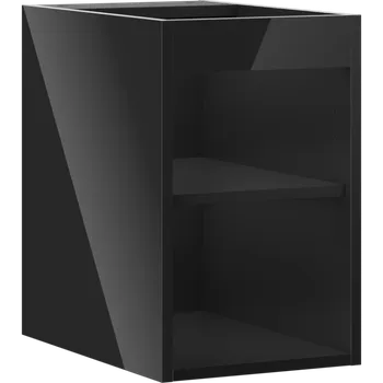 Koupelnový nábytek Mexen Box-A korpus skříňky pod umyvadlo 30 cm, černý lesk - 91AX1-0300-470-1-70 Korpusy skříněk
