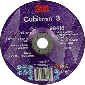 Brusný kotouč Cubitron 98418 Ohrubovací kotouč Průměr 180 mm Ø otvoru 22.23 mm 10 ks