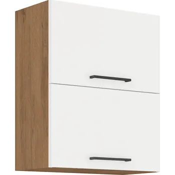 Kuchyňská linka Horní skřínka VEGAS - 60 GU-72 2F, Dub Lancelot / Bílý lesk