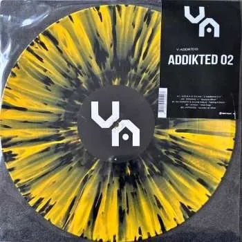 Zahraniční hudba LP Various: Addikted 02 CLR 2025 Coloured Splattered Yellow & Black Vinyl