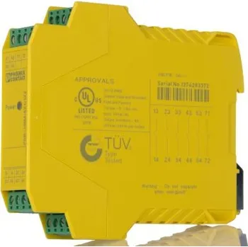 Relé Bezpečnostní relé 5 bezpečnostní kontakty 1 pomocné kontakty, počet kanálů: 1, 2 kanály 24 V