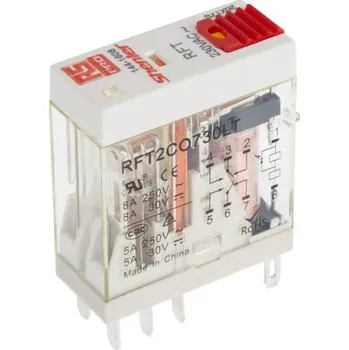 Relé Relé bez blokování DPDT zásuvné 8 A 230V ac