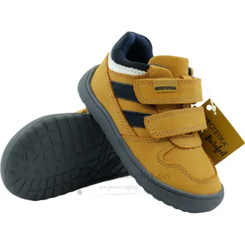 Chlapecké polobotky Dětské celoroční barefoot boty Protetika VESTON camel - vel. 29