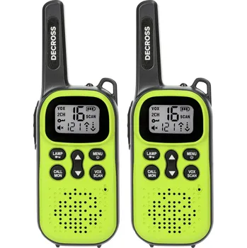 Vysílačka DECROSS DC44 Grün 2er-Set DC4412103302000 PMR radiostanice