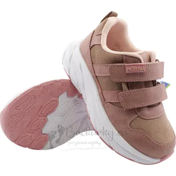 Chlapecké polobotky Dětské celoroční boty Protetika VIXI old pink - vel. 33