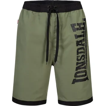 Pánské plavky Pánské plavky Lonsdale 113268-Black/Olive Lonsdale černá | kaki 2003861