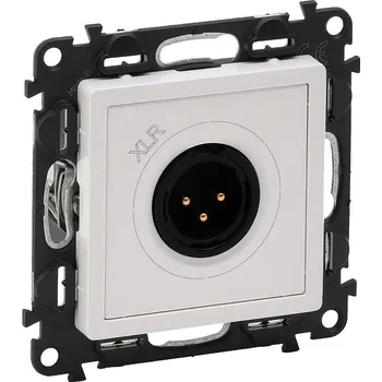 Elektrická zásuvka VALL ZÁSUVKA XLR SAMEC BÍLÁ *753174 Legrand