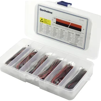 Polovodič Barthelme sada LED červená, modrá, zelená, žlutá, jantarová, studená bílá 80 mcd, 100 mcd, 300 mcd 120 ° 20 mA 2 V, 3 V