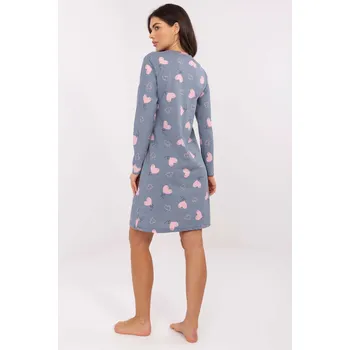 Dámská noční košile Dámská noční košile s potiskem srdíček Forever Pink světle modrá | růžová 3468642