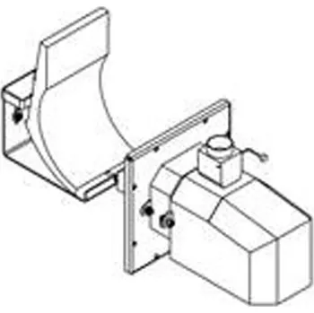 Příslušenství ke kotli Držák hořáku na pelety pro kotle Rojek TKA do 25kW