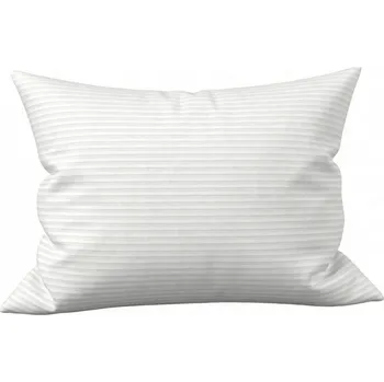 Povlak na polštářek Textilomanie Atlas Grádl mykaná bavlna 70 x 90 cm bílý/proužek