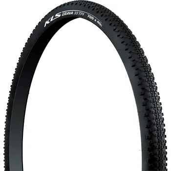 Plášť na kolo Kellys KLS Grava 33TPI černý 700 x 40c